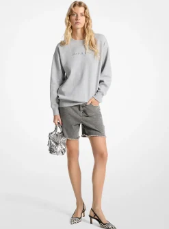 Embossed Logo Crewneck Sweatshirt