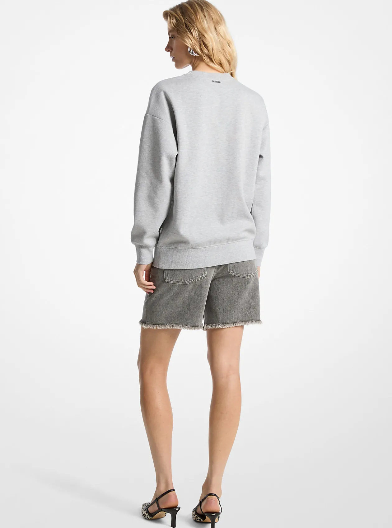 Embossed Logo Crewneck Sweatshirt