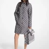 Empire Logo Jacquard Balmacaan Coat