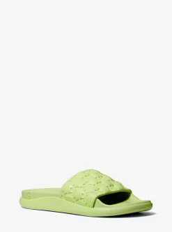 Finnie Logo Embossed Slide Sandal