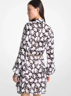 Floral Georgette Midi Dress
