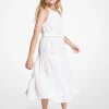 Floral Lace Belted Dress