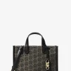Gigi Small Metallic Empire Monogram Messenger Bag