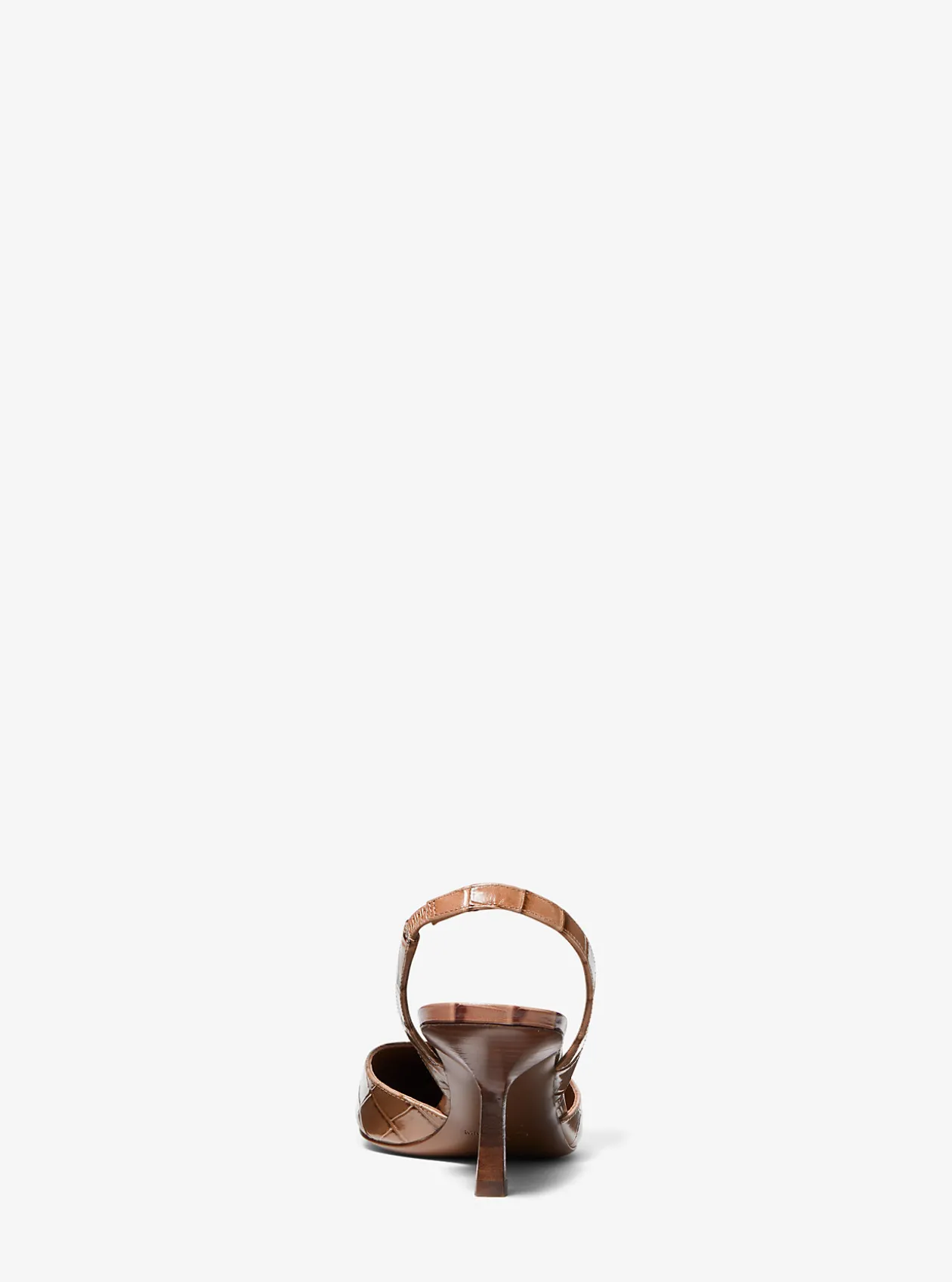 Holly Crocodile Embossed Leather Pump