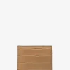 Hudson Crocodile Embossed Leather Billfold Wallet