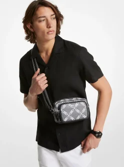Hudson Empire Logo Jacquard Camera Bag