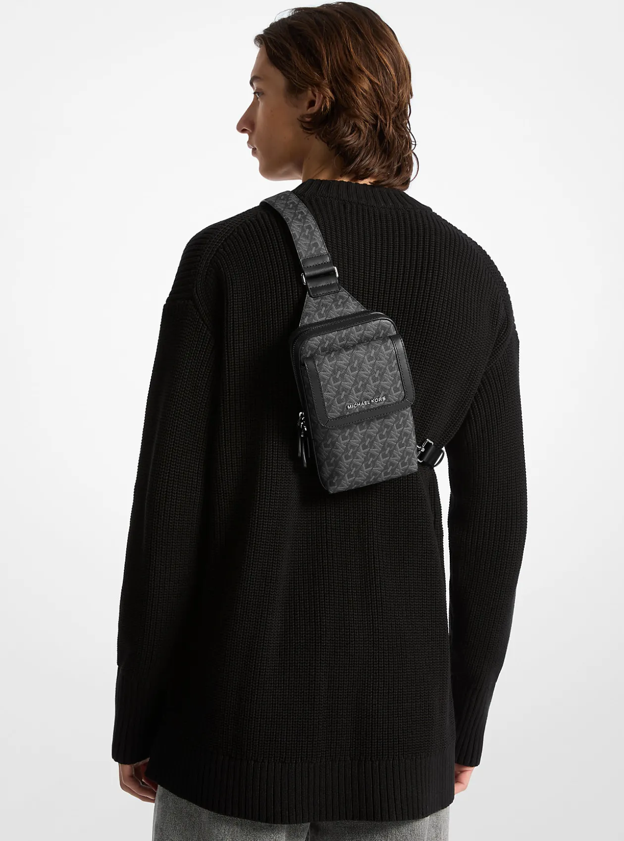 Hudson Empire Monogram Sling Pack