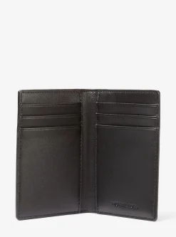 Hudson Leopard Logo Bi-Fold Card Case
