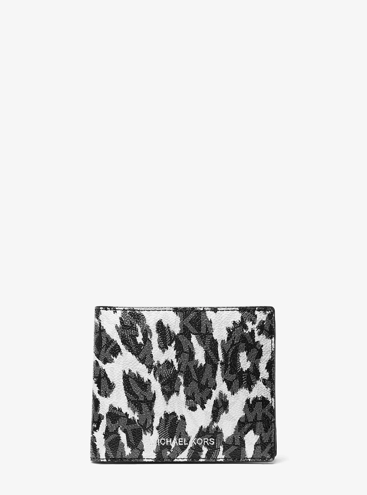 Hudson Leopard Logo Billfold Wallet