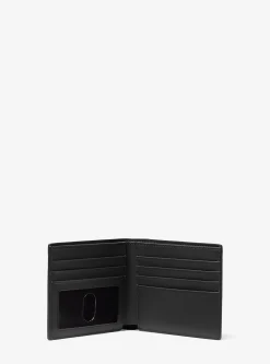 Hudson Pebbled Leather Billfold Wallet