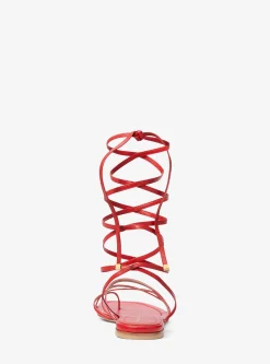 Jade Leather Gladiator Sandal