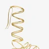 Jade Metallic Leather Gladiator Sandal