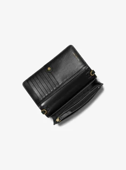 Jet Set Charm Small Pebbled Leather Convertible Crossbody Bag