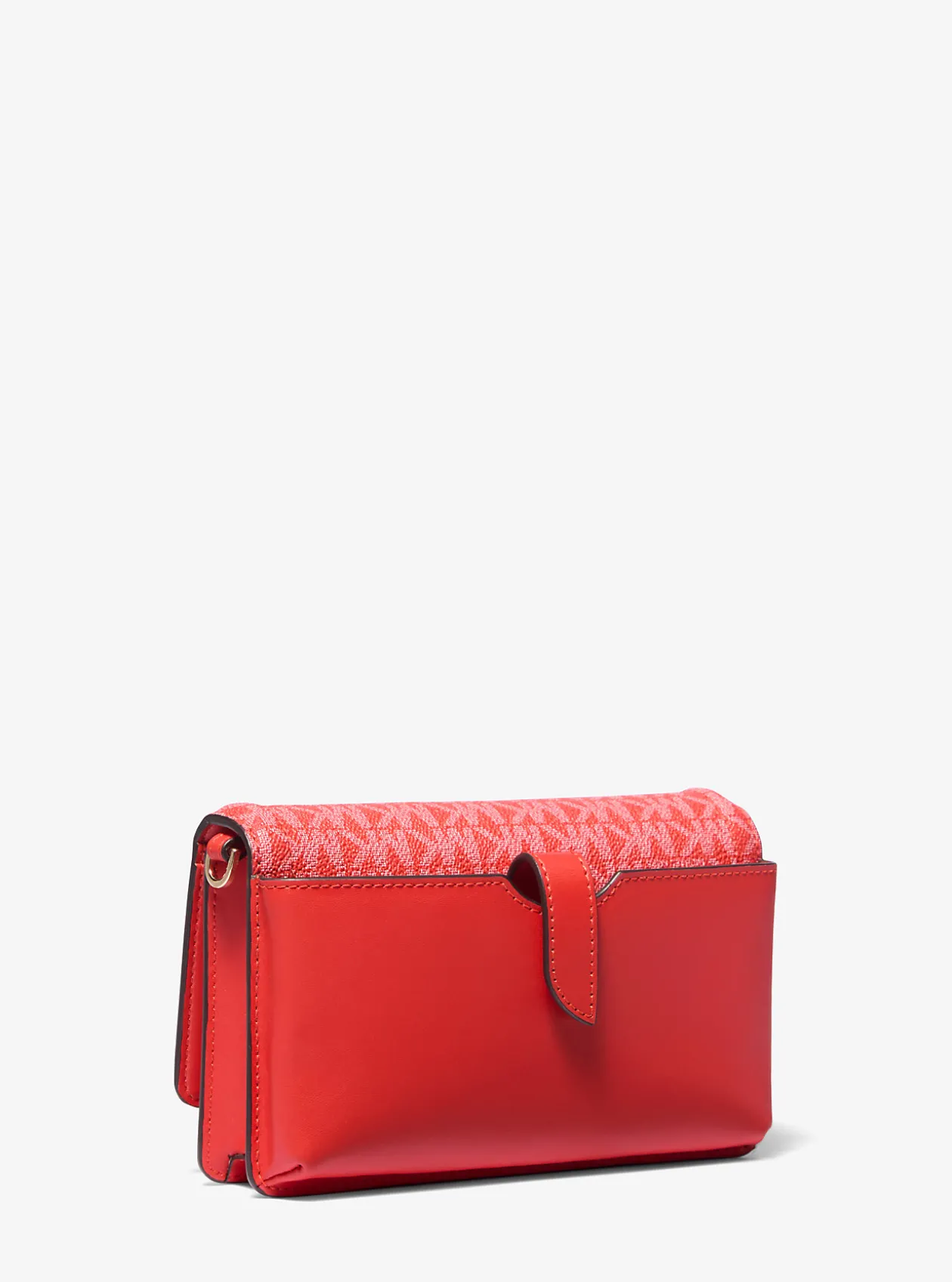 Jet Set Leather and Signature Logo Convertible Crossbody Bag