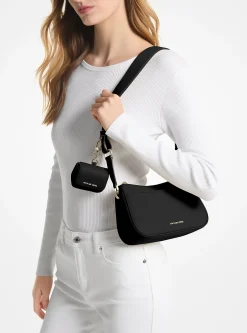 Jet Set Medium Pebbled Leather Crossbody Bag with Case for Apple AirPods Pro&reg;