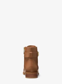 Jilly Faux Pebbled Leather Ankle Boot