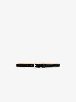 Joni Patent Leather Skinny Waist Belt