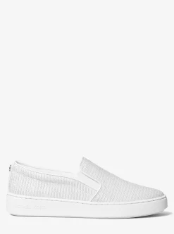 Keaton Glitter Chain Mesh Slip-On Sneaker