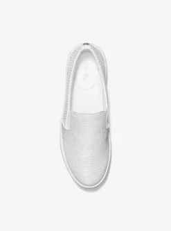 Keaton Glitter Chain Mesh Slip-On Sneaker