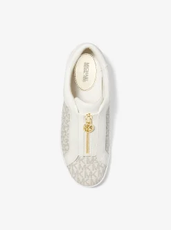 Keaton Signature Logo Zip-Up Sneaker