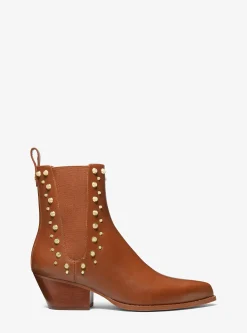 Kinlee Astor Studded Leather Ankle Boot