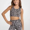 Leopard Logo Cropped Tank