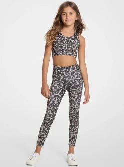 Leopard Logo Leggings