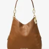 Lillie Large Pebbled Leather Shoulder Bag
