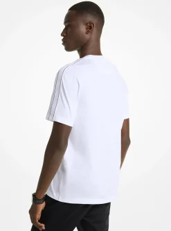 Logo Tape Cotton T-Shirt