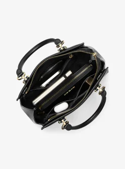 Marilyn Medium Saffiano Leather Satchel