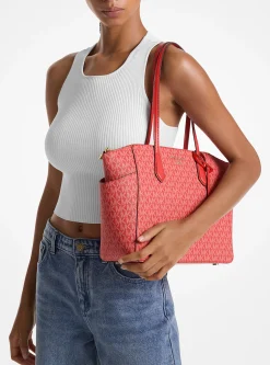 Marilyn Medium Signature Logo Tote Bag