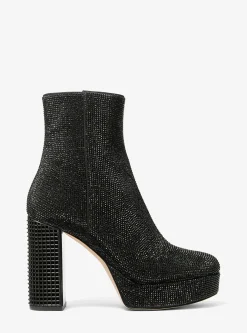 Maxine Crystal Embellished Platform Boot