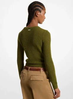 Merino Wool Mesh Sweater