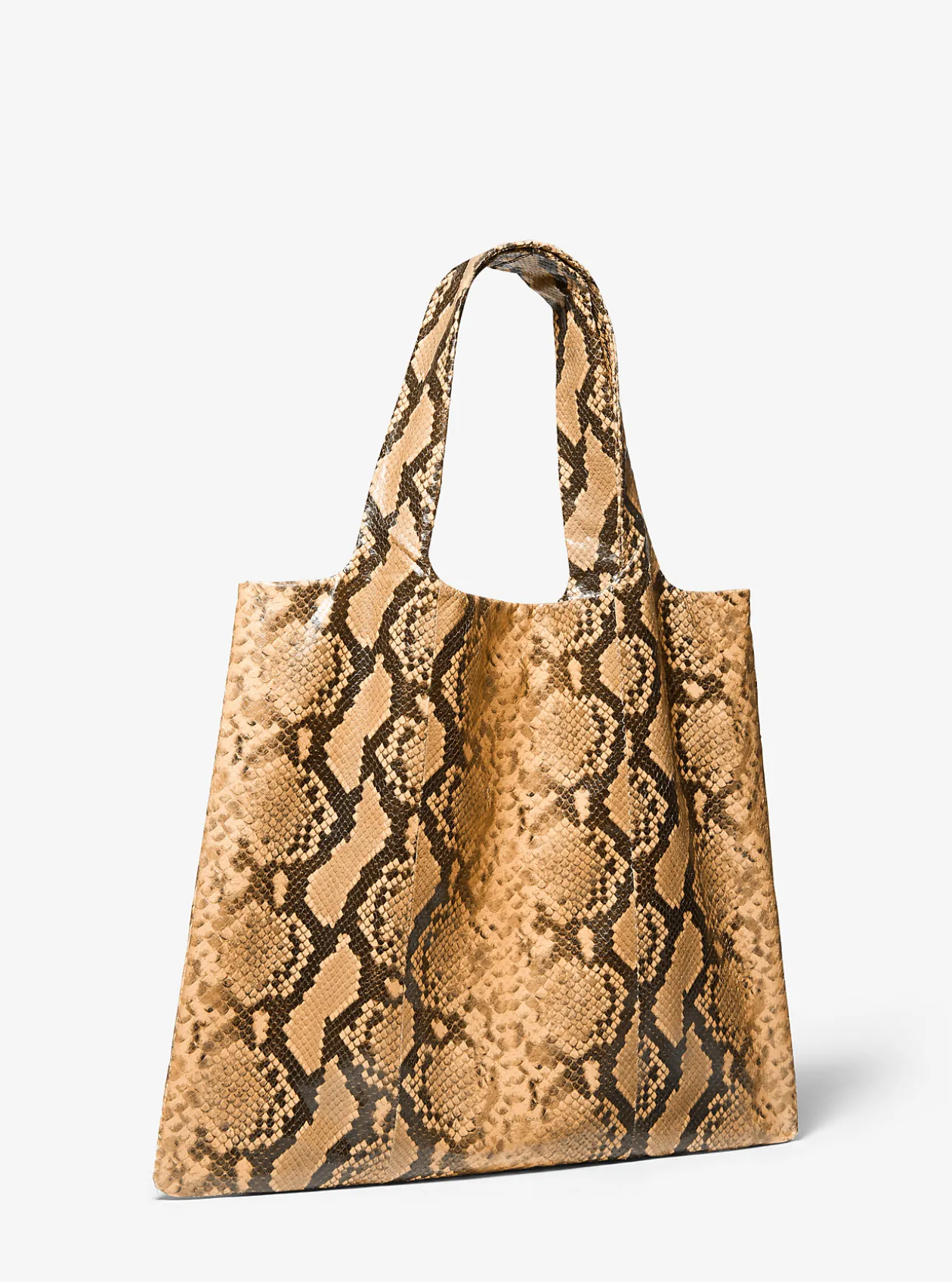 Monogramme Python Embossed Leather Tote Bag