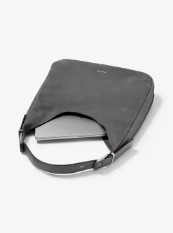 Nolita Large Nubuck Hobo Shoulder Bag