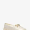 Nori Metallic Linen Slip-On Espadrille