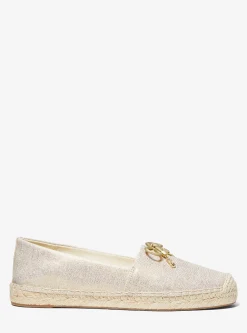 Nori Metallic Linen Slip-On Espadrille