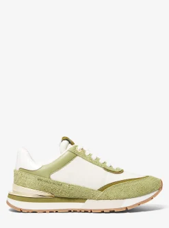 Nova Suede and Nylon Trainer