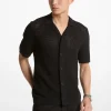 Open-Knit Cotton Shirt