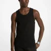 Open-Knit Cotton Tank Top