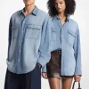 Oversized Chambray Shirt