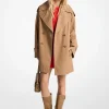 Oversized Cotton Twill Trench Coat