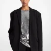 Oversized Crepe Blazer