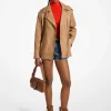 Oversized Crinkled Leather Moto Jacket