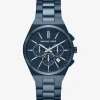 Oversized Lennox Blue-Tone Watch