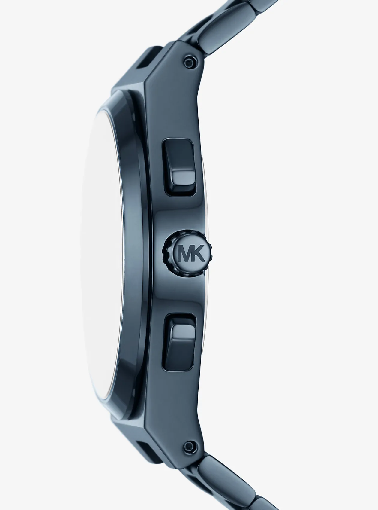 Oversized Lennox Blue-Tone Watch