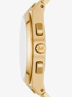 Oversized Lennox Gold-Tone Watch