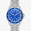Oversized Maritime Silver-Tone Watch