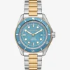 Oversized Maritime Two-Tone Watch