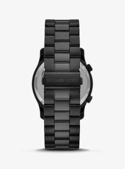 Oversized Runway Black-Tone  Watch